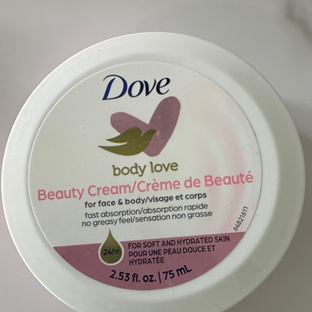 Dove Body Love Beauty Cream - White and Pink